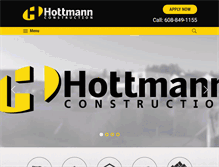 Tablet Screenshot of hottmannconstruction.com